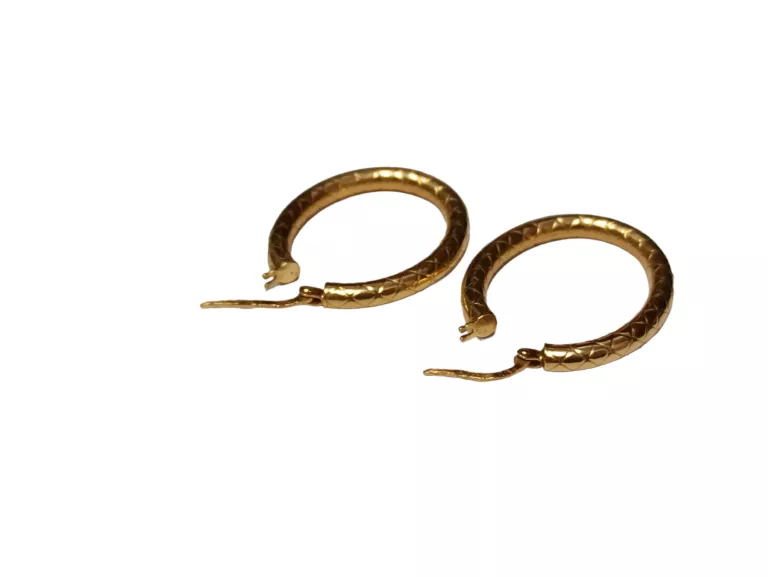 ZŁOTE KOLCZYKI 585 14K KÓŁKA 3,96G