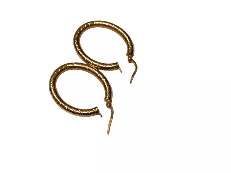 ZŁOTE KOLCZYKI 585 14K KÓŁKA 3,96G