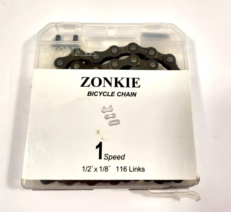 ZONKIE SINGLE-SPEED ŁAŃCUCH ROWEROWY 1/2 X 1/8
