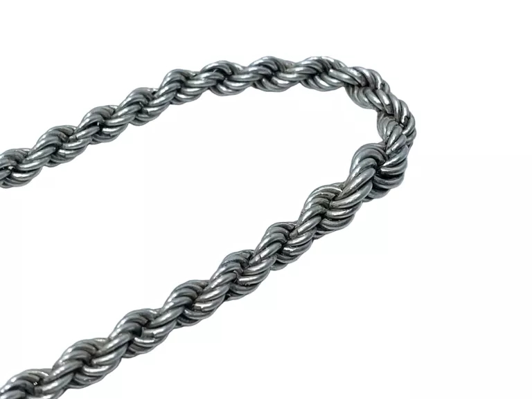 SREBRNY ŁAŃCUSZEK 925 USZKODZONY