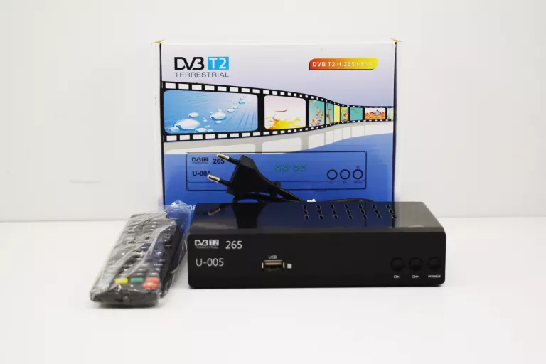 DEKODER TUNER TV NAZIEMNEJ DVB-T2 HEVC H.265 U-00