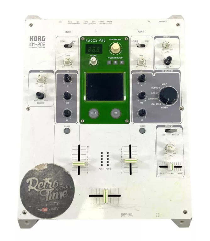 DJ MIKSER KORG KM-202 / 2 KANAŁY / MIC / KAOSS PAD