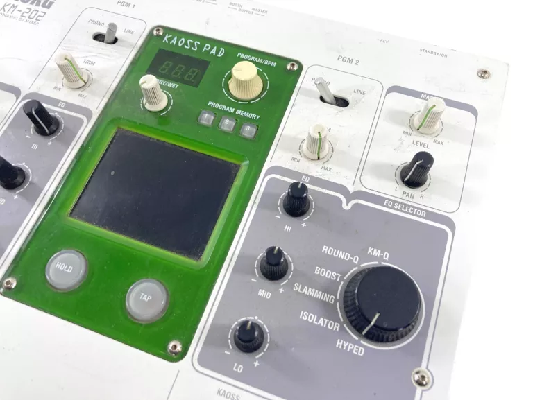 DJ MIKSER KORG KM-202 / 2 KANAŁY / MIC / KAOSS PAD