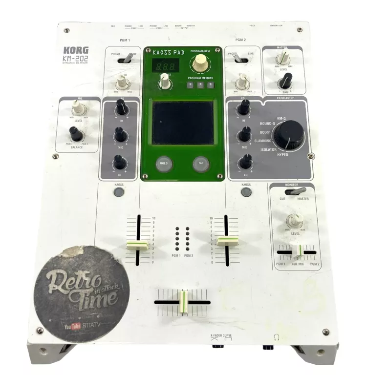 DJ MIKSER KORG KM-202 / 2 KANAŁY / MIC / KAOSS PAD | Dla DJ-ów