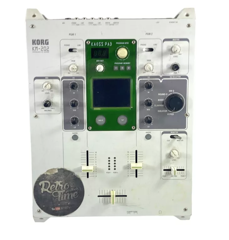DJ MIKSER KORG KM-202 / 2 KANAŁY / MIC / KAOSS PAD