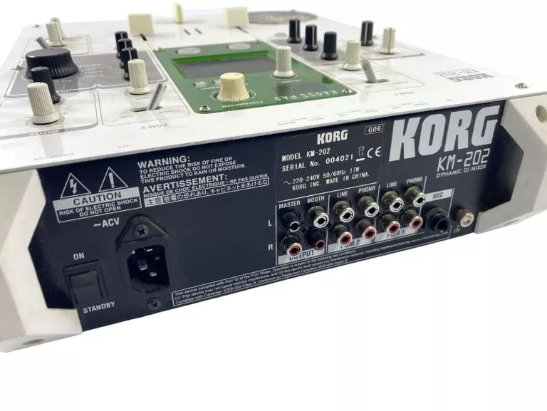 DJ MIKSER KORG KM-202 / 2 KANAŁY / MIC / KAOSS PAD