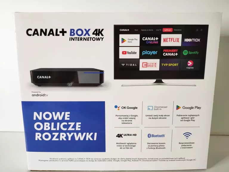 DEKODER INTERNETOWY CANAL+BOX 4K HY4001CD