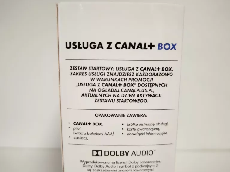 DEKODER INTERNETOWY CANAL+BOX 4K HY4001CD