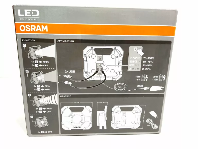 LAMPA WARSZTATOWA OSRAM FLOODER 20W