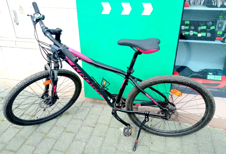 ROWER KROSS LEA 6.0 27.5 RAMA S CZARNO- RÓŻOWY