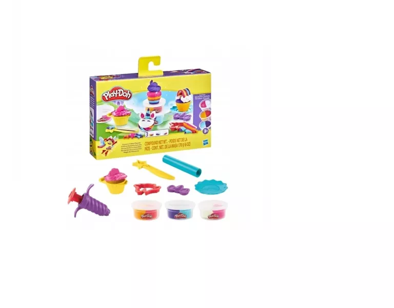 PLAY-DOH UNICORN TREAT SET BABECZKI JEDNOROŻEC
