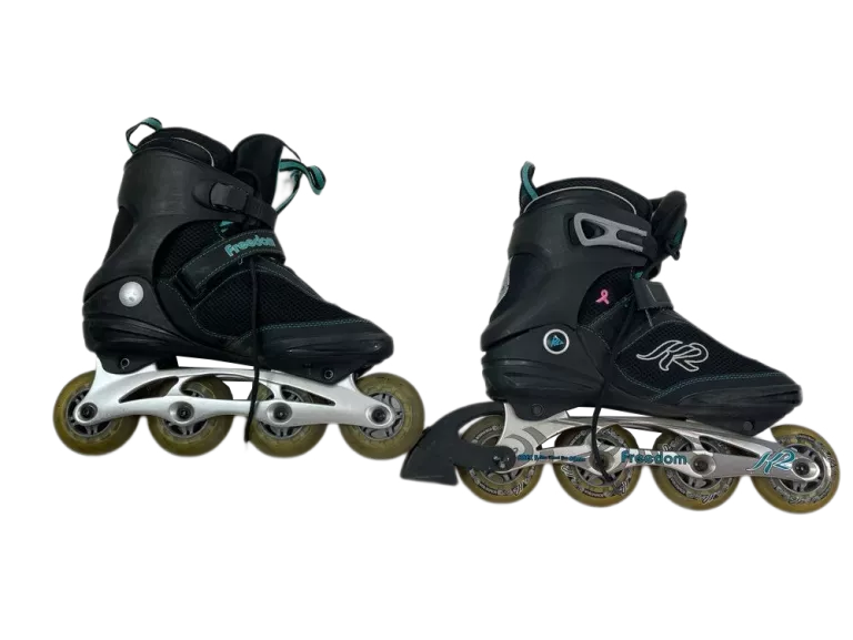 ROLKI K2 FREEDOM 80 DAMSKIE 40,5 CZARNO-NIEBIESKIE