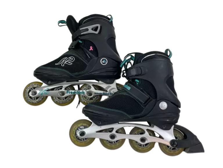 ROLKI K2 FREEDOM 80 DAMSKIE 40,5 CZARNO-NIEBIESKIE