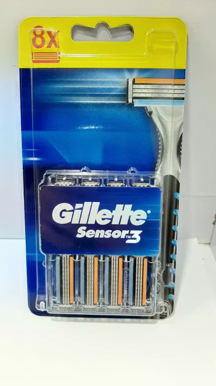 WKŁADY GILLETTE SENSOR 3 8 SZTUK