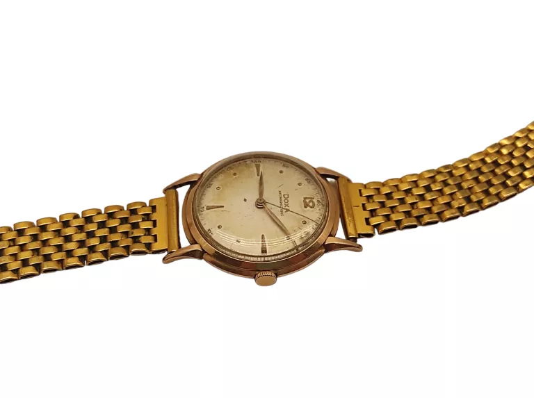 STARY ZEGAREK MECHANICZNY DOXA ZŁOTO 14K