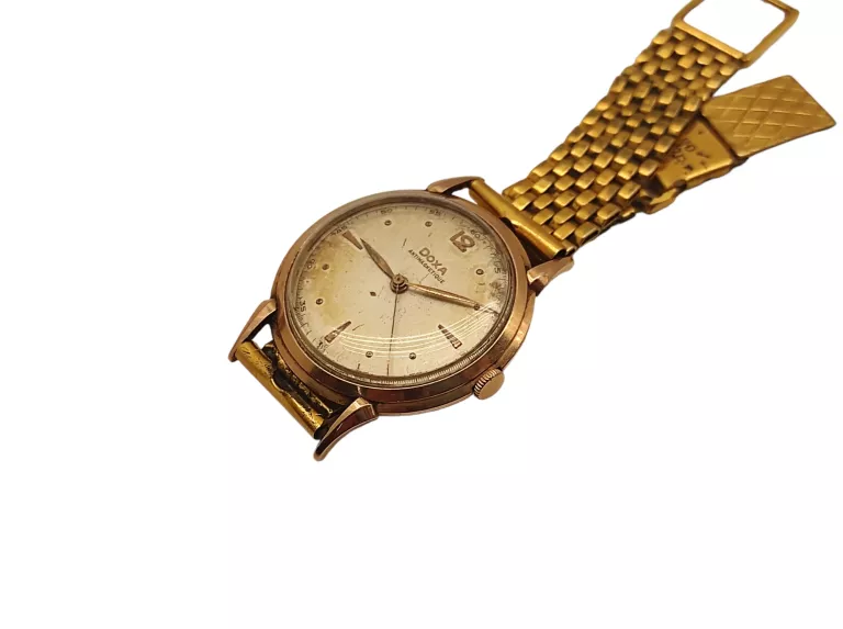 STARY ZEGAREK MECHANICZNY DOXA ZŁOTO 14K