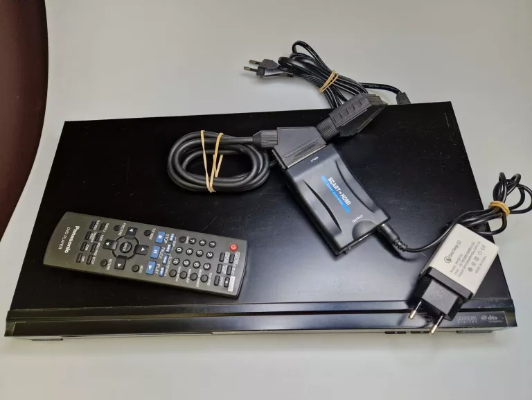 ODTWARZACZ DVD PANASONIC DVD-S33 Z PILOTEM