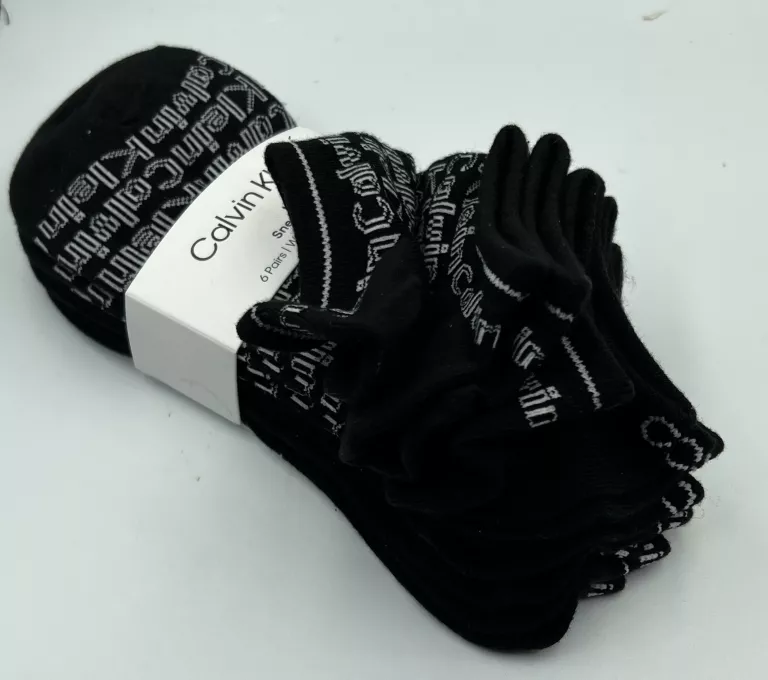 SKARPETKI CALVIN KLEIN 6 PAR DAMSKIE