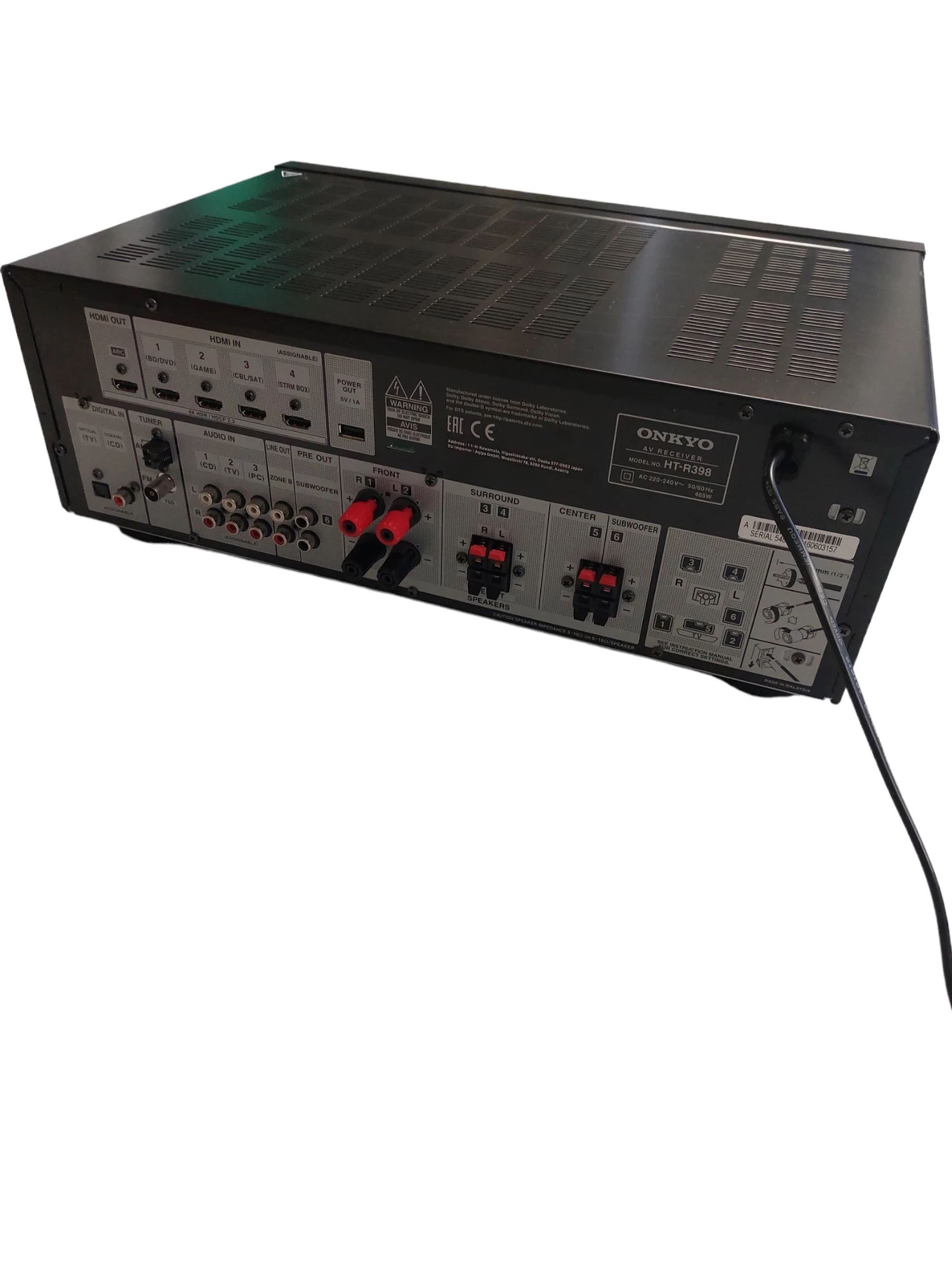 amplituner-onkyo-ht-r398-b-5-glosnikow-stan-uzywany