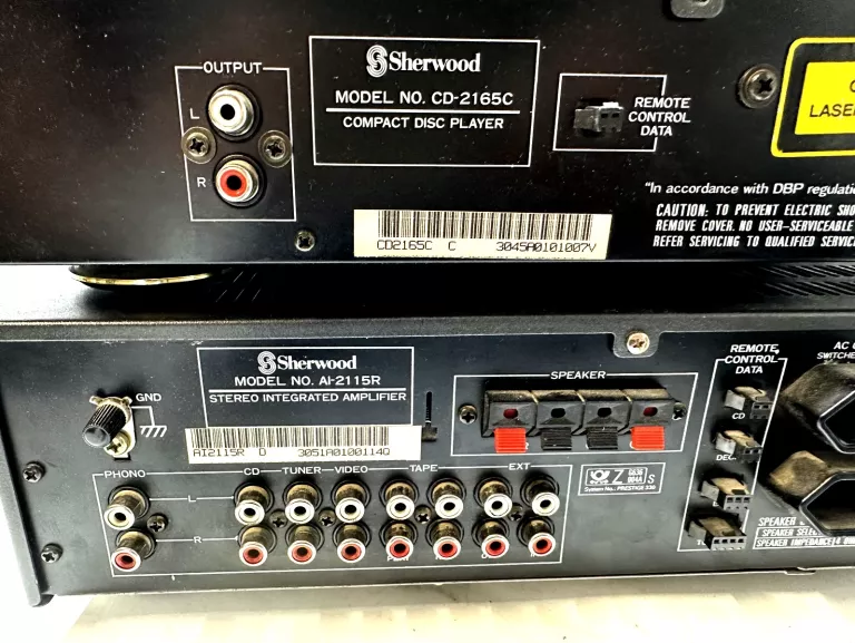 SHERWOOD AMP-CD AI 2115R--CD 2165C