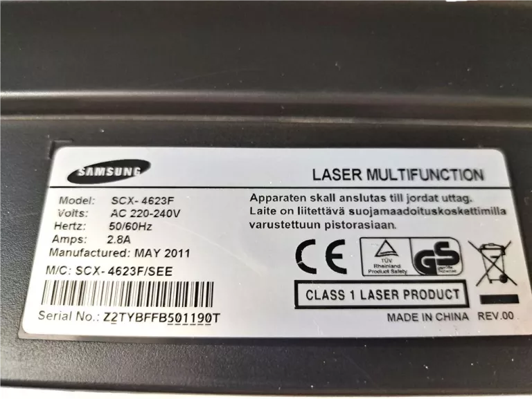 URZĄDZENIE WIELOFUNKCYJNE SAMSUNG SCX-4623F