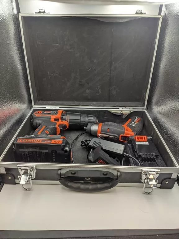 BLACK DECKER BDCHD18 + WKRETAK CS3653LC + DODATKI