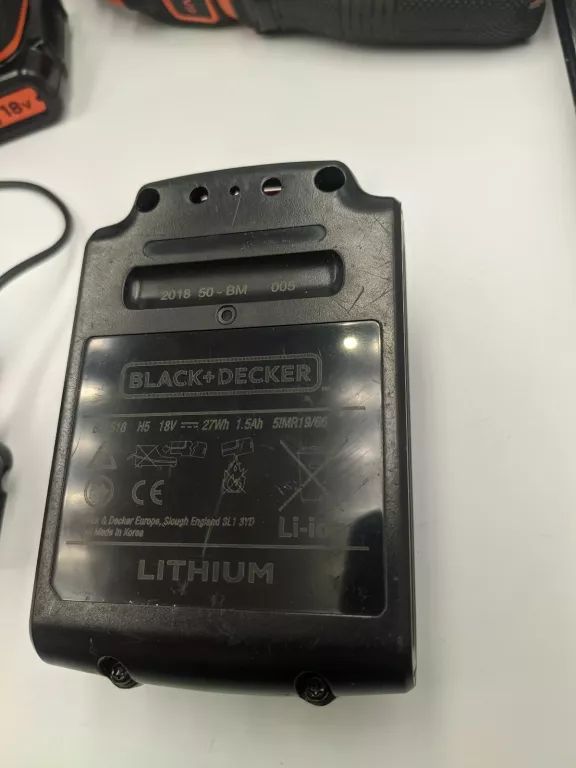 BLACK DECKER BDCHD18 + WKRETAK CS3653LC + DODATKI