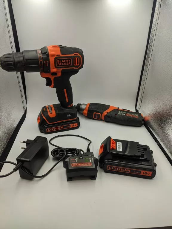 BLACK DECKER BDCHD18 + WKRETAK CS3653LC + DODATKI