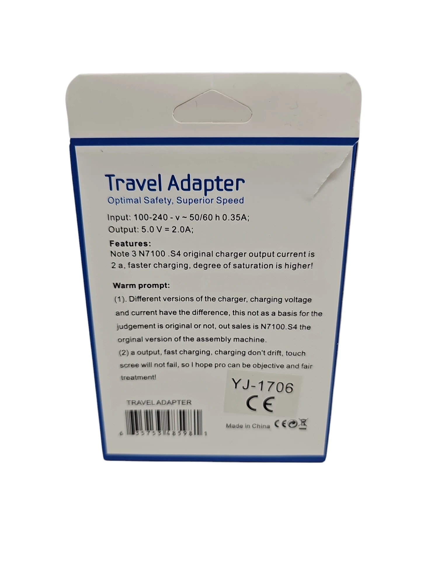 ladowarka-travel-adapter-yj-1706-do-iphone-stan-powystawowy