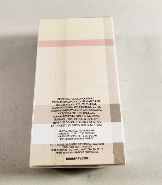 Burberry store aqua perfume