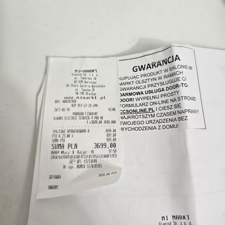 HULAJNOGA ELEKTRYCZNA XIAOMI SCOOTER 4 PRO