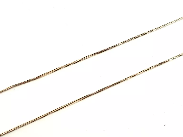 srebrny-lancuszek-pozlacany-z-zaba-pr925-46cm-stan-uzywany