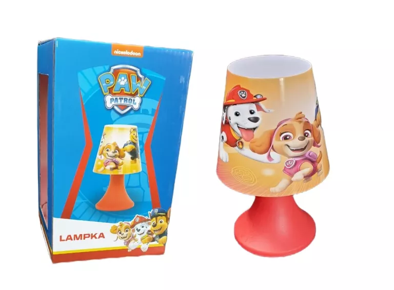 LAMPKA NOCNA DLA DZIECI PSI PATROL CZERWONA SKY