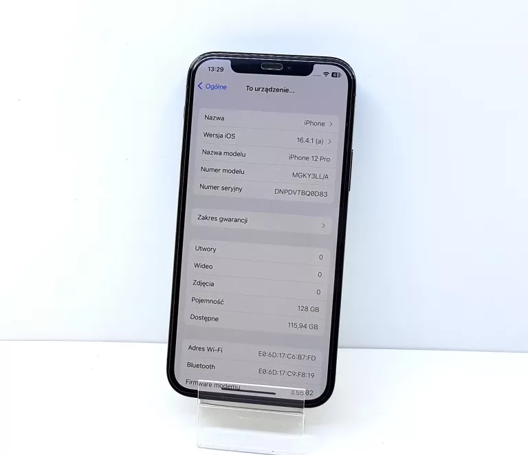 APPLE IPHONE 12 PRO 6/128GB BATERIA 84% BEZ RAT