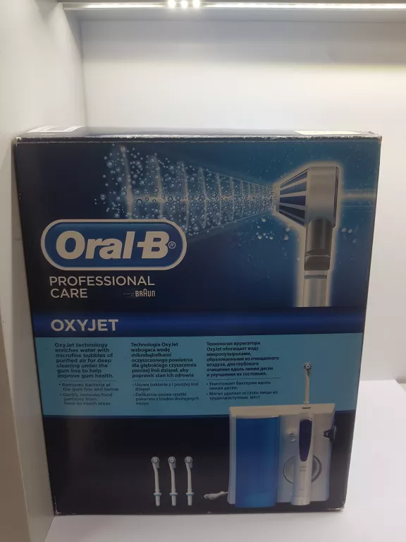 IRYGATOR ORAL-B IRYGATOR OXYJET + ORAL-B PRO 900