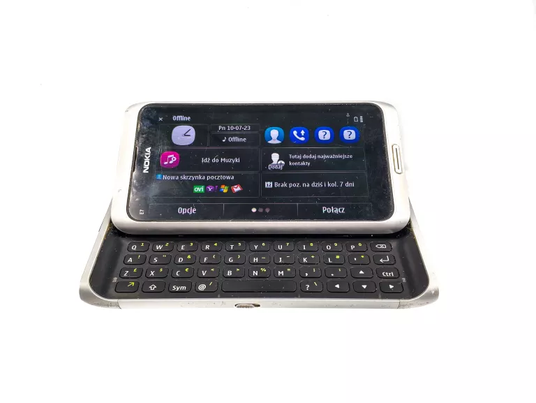 SMARTFON NOKIA E7 SREBRNY