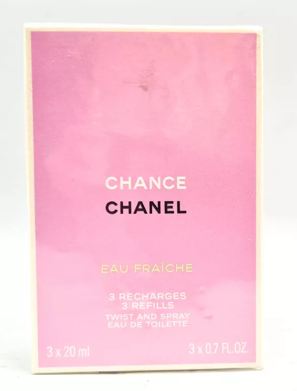 CHANEL CHANCE EAU FRAICHE WODA TOALETOWA 3 X 20 M