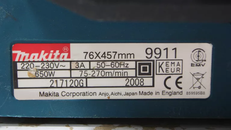 szlifierka-tasmowa-makita-9911-stan-uzywany