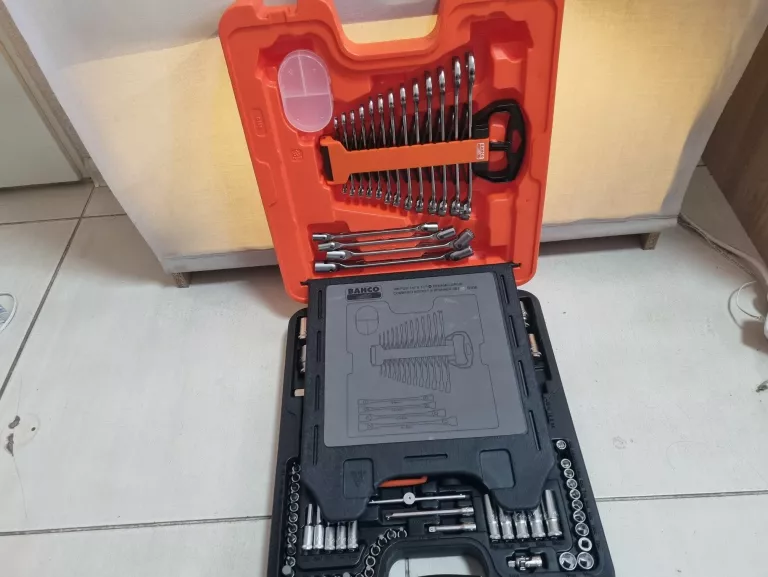 ZESTAW KLUCZY BAHCO S106 106 ELEMENTÓW JAK NOWE