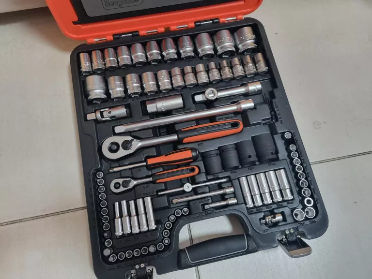 ZESTAW KLUCZY BAHCO S106 106 ELEMENTÓW JAK NOWE