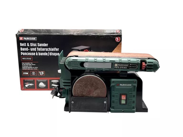 SZLIFIERKA TAŚMOWA PARKSIDE PBTS 370 B2 370 W