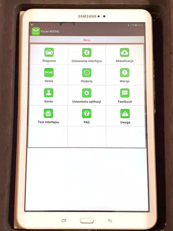 SKANER DIAGNOSTYCZNY VSCAN MS940 + TABLET
