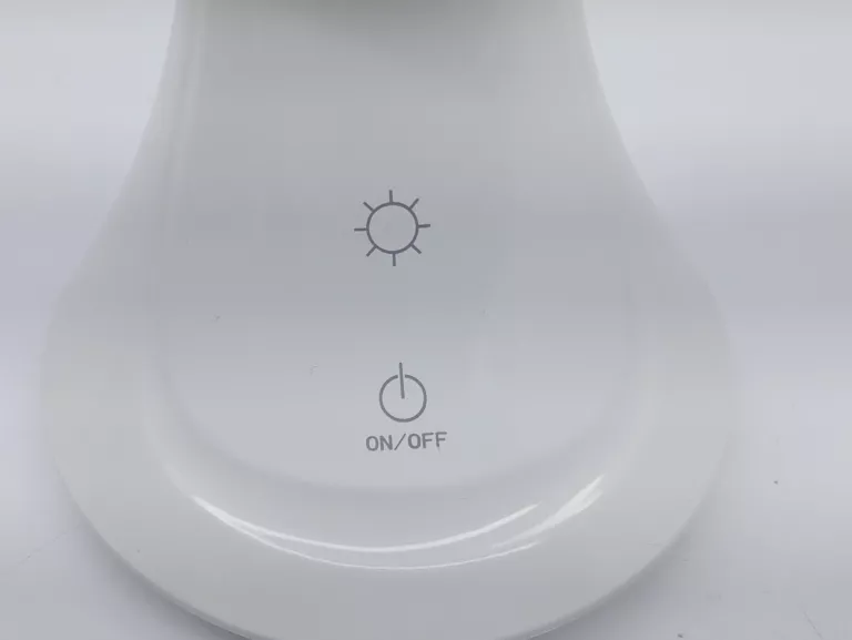 LAMPKA BIURKOWA COLOGNI Z WYŚWIETLACZEM USB BIAŁA