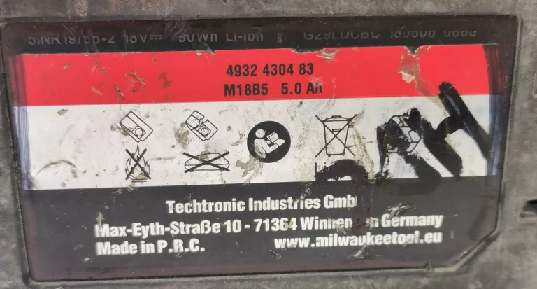 WIERTARKO WKRĘTARKA MILWAUKEE M18 FPD2 1 AKU 5,0A