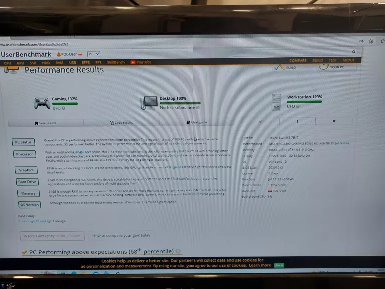 PC X-KOM G4M3R 600 I9-9900K 64GB 250+500 RTX 2080