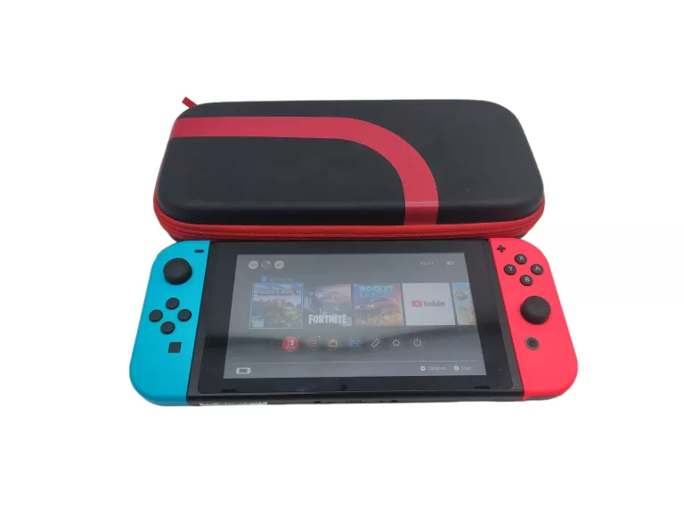 KONSOLA NINTENDO SWITCH HAC-001 POKROWIEC 2 GRY