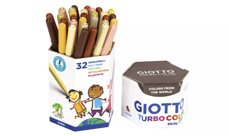 FLAMASTRY GIOTTO 32 SZT 8 KOLORÓW KOLORY SKÓRY