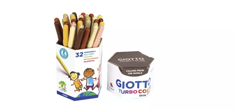 FLAMASTRY GIOTTO 32 SZT 8 KOLORÓW KOLORY SKÓRY