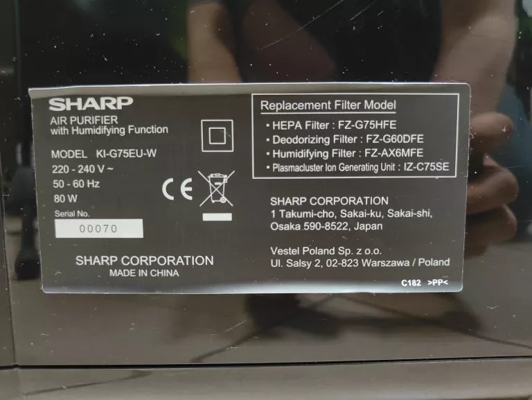 oczyszczacz-powietrza-sharp-ki-g75euw-kod-producenta-ki-g75euw