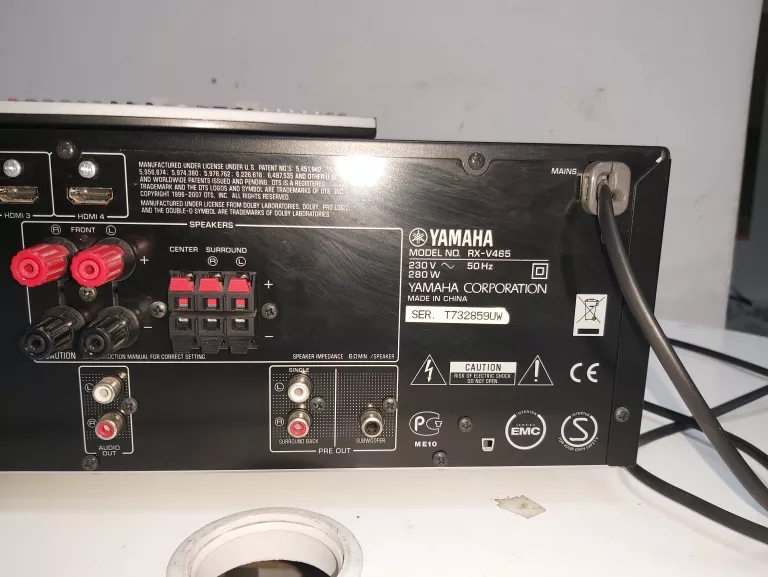 AMPLITUNER YAMAHA RX-V465